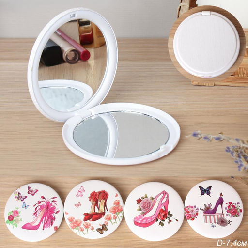 Зеркало карманное / MX-001 /уп 60/720/OPP - ГалеонТрейд фото 3