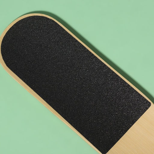 Тёрка для ног BAMBOO, наждачная, двусторонняя, изогнутая, 25 см, бамбуковая - Queen fair фото 3