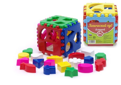 Логическая игрушка "Куб большой" 11,5*11,5*11,5см (40-0010)