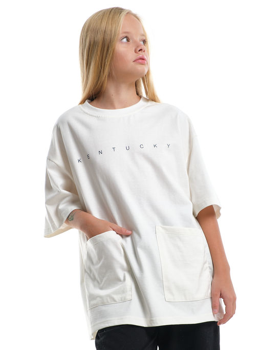 Футболка для девочки и мальчика UD 8029 касар - Mini maxi фото 4