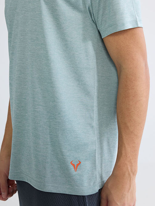 Bisiklet Yaka Erkek Spor Ti??rt