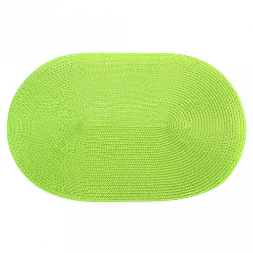 Салфетка под горячее (термосалфетка) "Овальная" 45х30см салатовый (Китай)