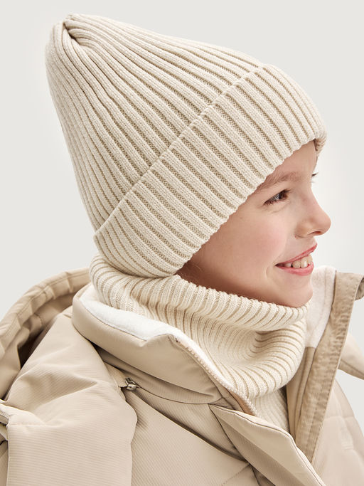 Комплект шапка и снуд 12з17725 пудра - Nikastyle фото 4