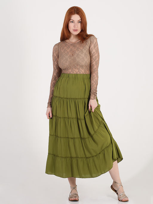 Юбка в стиле бохо больших размеров