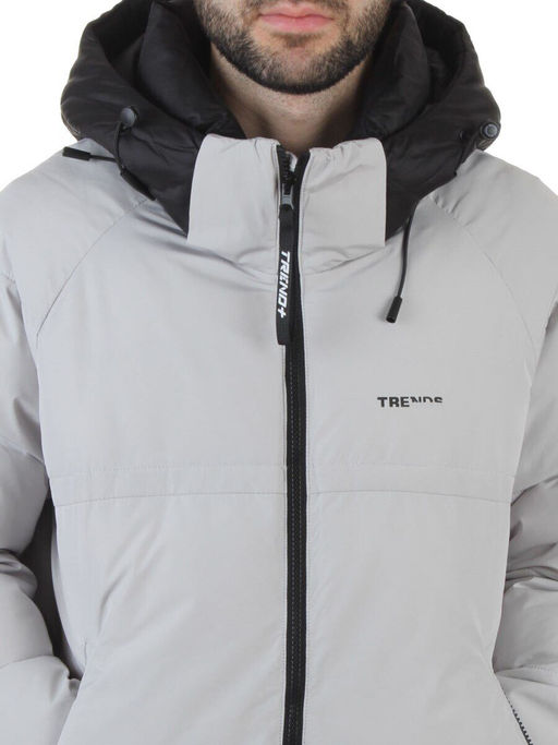 D6855 LT. GRAY Куртка мужская зимняя (200 гр. холлофайбер)