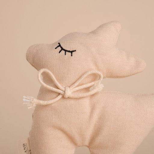 Цена за 2 шт. Мягкая игрушка Оленёнок, 15 см, цвет бежевый, с бантиком - Simaland фото 3