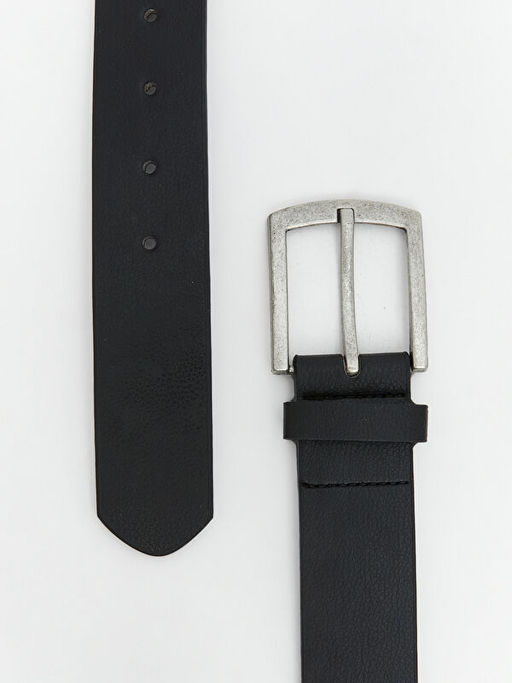 Deri G?r?n?ml? Erkek Kemer