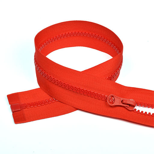 Молния Mzip трактор №5 1 замок усил.зв., 50см, цв.F162 красный уп.10шт