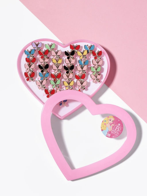 Цена за 36 шт. Кольцо «Выбражулька» бабочка эмаль, МИКС, безразмерное