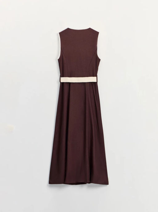 Платье макси с плетеным ремнем ZR2605022909-27 / Zarina