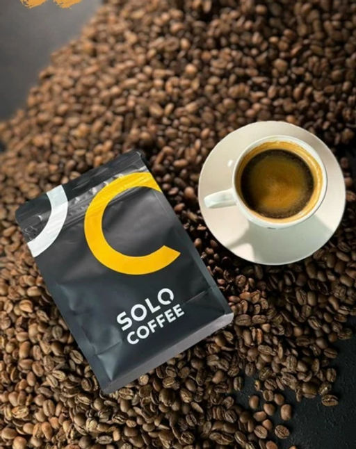 Кофе Solo Coffee Бразилия Сантос (100% арабика), свежеобжаренный, 250 г.
