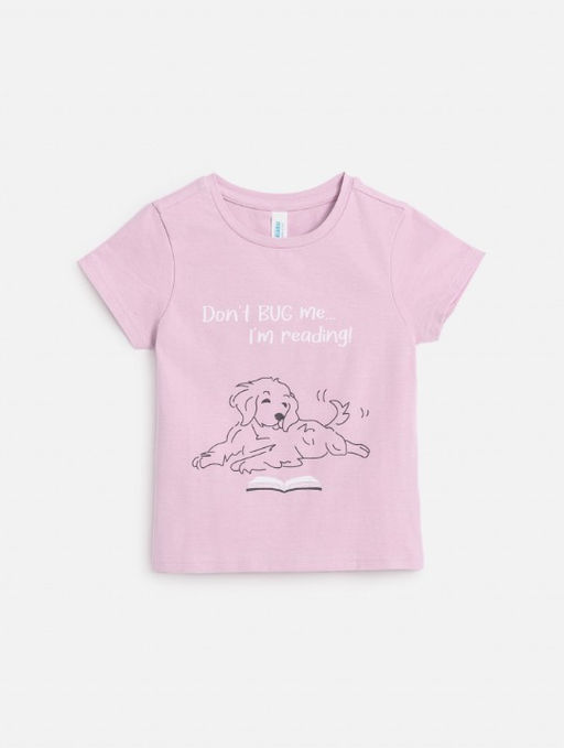 20220510116, Футболка детская для девочек Glory лавандовый Acoola