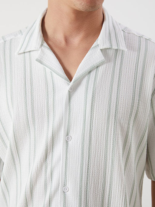 Regular Fit K?sa Kollu Arm?rl? Erkek G?mlek