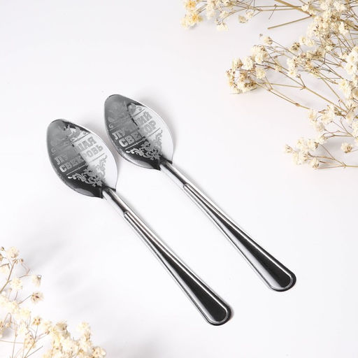 Набор ложек с гравировкой Свекрови и свекру - Семейные традиции фото 3