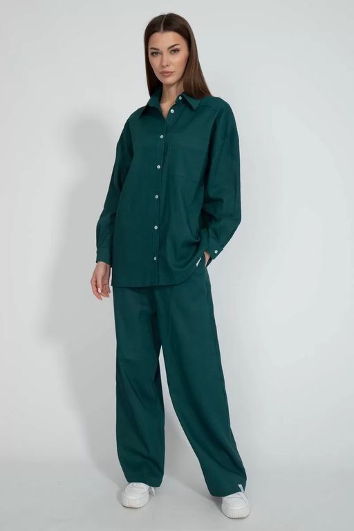 Льняная рубашка 4073 - Kivviwear фото 2