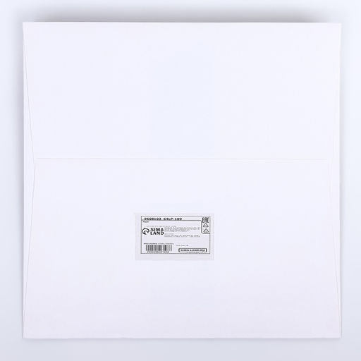 Пакет подарочный, крафт, с окном, Белый, 20?20?20 см - UPAK LAND фото 4