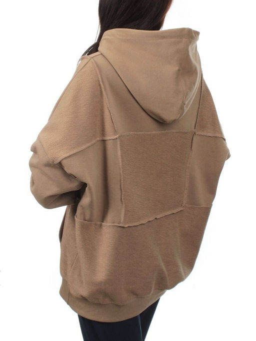 3258 BROWN Худи женское (95% хлопок, 5% эластан) - Fashion фото 6