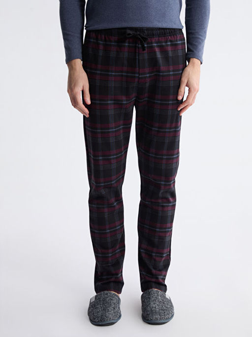 Standart Kal?p Ekose Erkek Pijama Alt