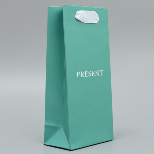 Цена за 2 шт. Пакет подарочный ламинированный, упаковка, «Подарок», 10 х 22 х 6 см