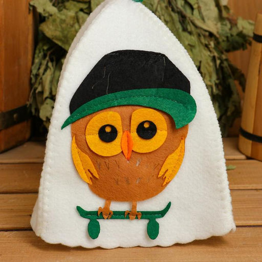 Шапка для бани с детской аппликацией Орландо войлок - Simaland фото 4