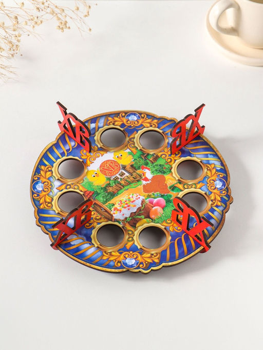 Подставка для 8 яиц Петушок, d=20 см