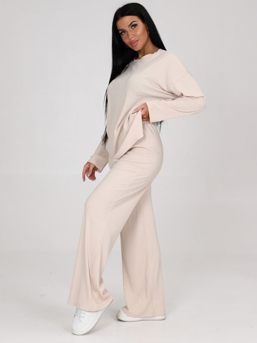 024-ЖК КОСТЮМ ЖЕНСКИЙ (брюки) (Молочный) - А-дина фото 6