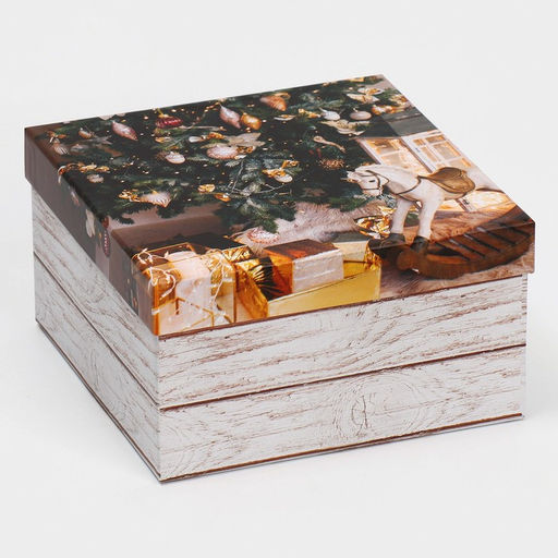 Набор подарочных коробок 6 в 1 «С Новым годом», 10×10×6 - 20×20×11 см