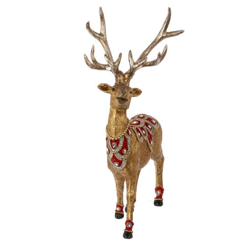 Фигурка декоративная "Олень", L21 W14 H33 см