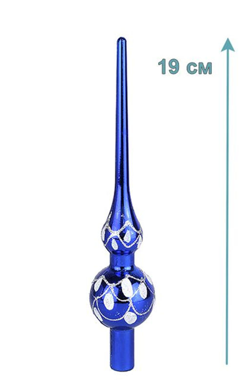 Новогоднее украшение Наконечник для ёлки19см