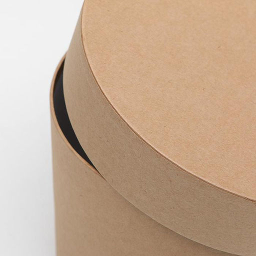 Набор круглых коробок 3в1 Крафт однотонный, 30 х 30 - 16 х 16 - UPAK LAND фото 4