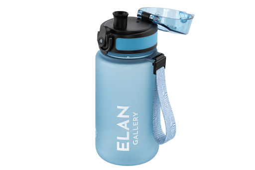 Бутылка для воды 350 мл 6,8*6,8*17 см "Style Matte" голубая пастель