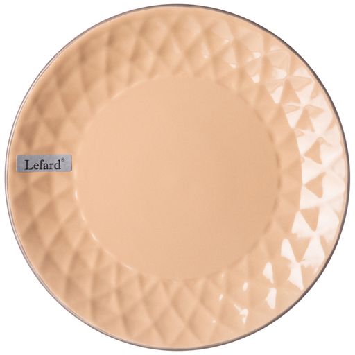 Цена за 6 шт. ТАРЕЛКА ПОДСТАНОВОЧНАЯ 24 СМ КОЛЛЕКЦИЯ МИРАЖ ЦВЕТ: КАКАО С МОЛОКОМ МАЛ=6ШТ, МИН. ПАРТИЯ - Lefard фото 2