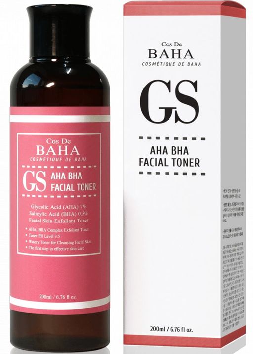 Тонер Cos De Baha AHA/BHA GS 200 мл  фото 2