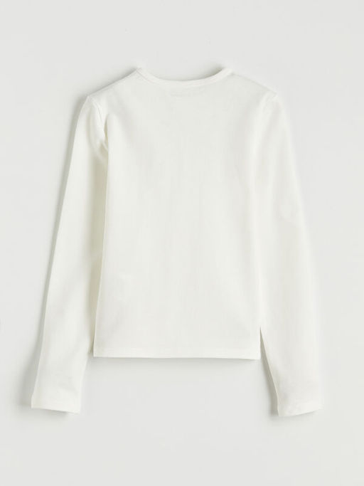 Bisiklet Yaka Basic K?z ?ocuk Ti??rt