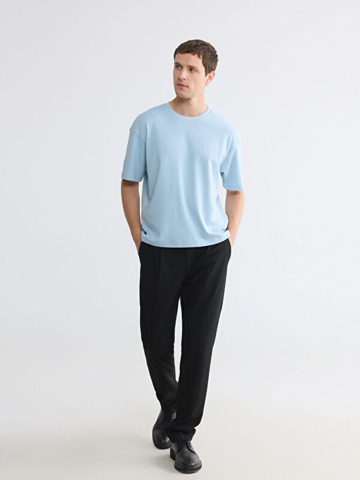 %100 Pamuk Loose Fit Basic Soft Touch Ti??rt