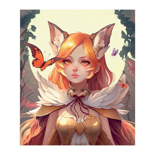 Тетрадь 48 листов в клетку Calligrata Аниме с бабочками, обложка мелованный картон, ТВИН-лак, выборочный УФ-лак, блок офсет МИКС  фото 2