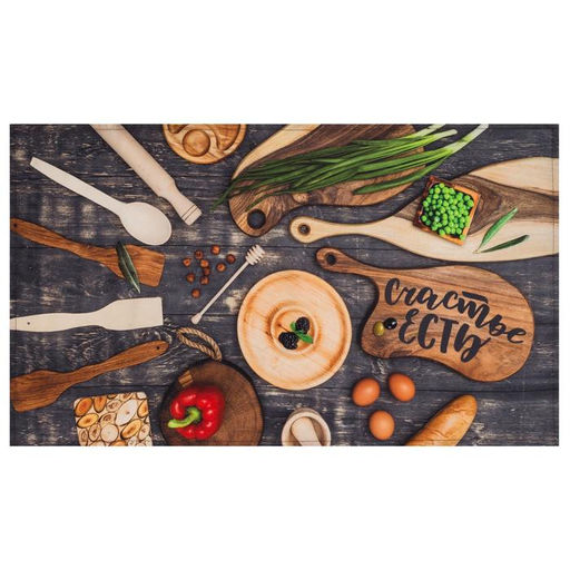 Полотенце Этель Счастье есть 40х73 см, 100% хлопок, саржа 190 гр/м2  фото 2