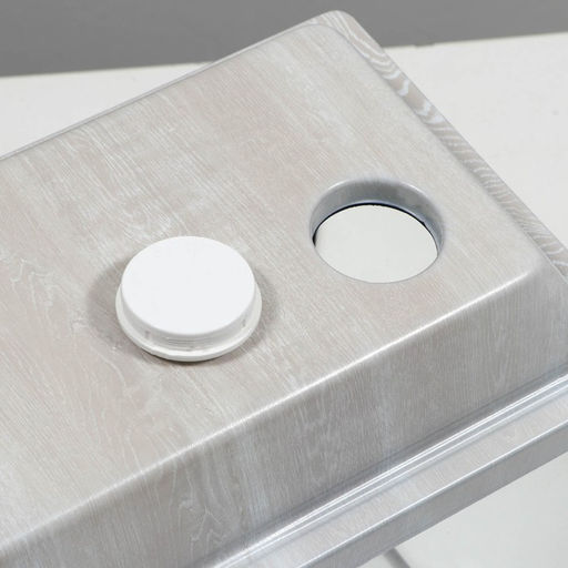 Аквариум «Прямоугольный» с крышкой, 30 литров, 40×23×32/37 см, беленый дуб