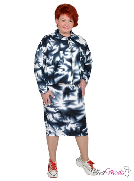 Толстовка Модель №1535 размеры 44-84 - Plusmoda фото 11