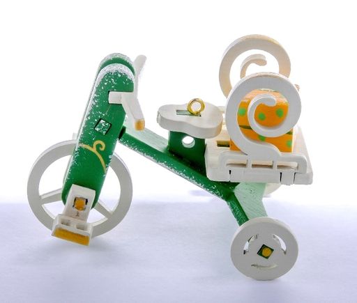 Елочная игрушка - Детский велосипед с багажником 6017 Twirl - Idh фото 2