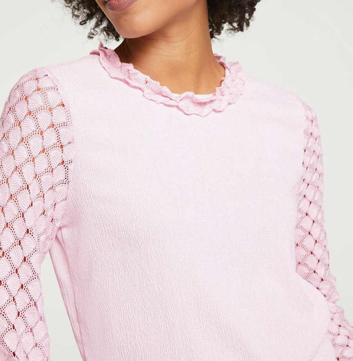 Блузка, розовая - Linea tesini фото 5