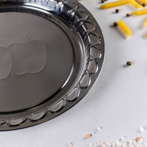 Блюдо 31 см металл с декором Яблоки /h=2.5/ DF-1130 /уп 200/ 0.135 - Галеонтрейд фото 9