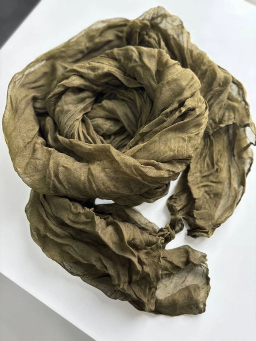 Палантин 180*85см однотонный 33-0001 хаки