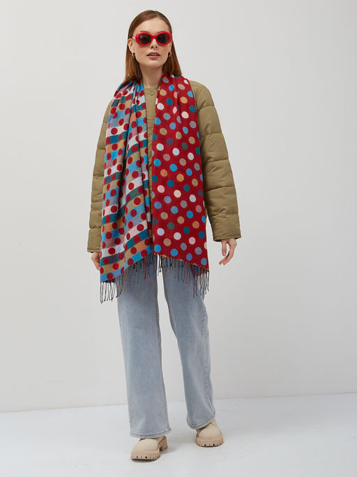 Теплый двусторонний палантин В составе шерсть - Tantino фото 2