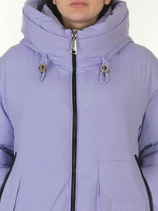 8362 LILAC Куртка зимняя женская оверсайз (200 гр. холлофайбер)