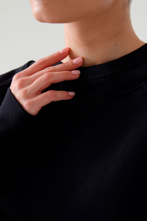 Арт. 15113 Свитшот женский оверсайз 42-50 (5 шт) Цвет:черный - Калинка фото 11