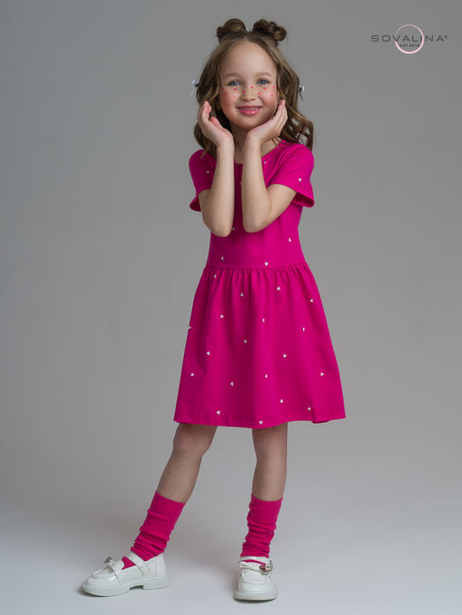 Платье Лето сердечки барби - Sovalina фото 11