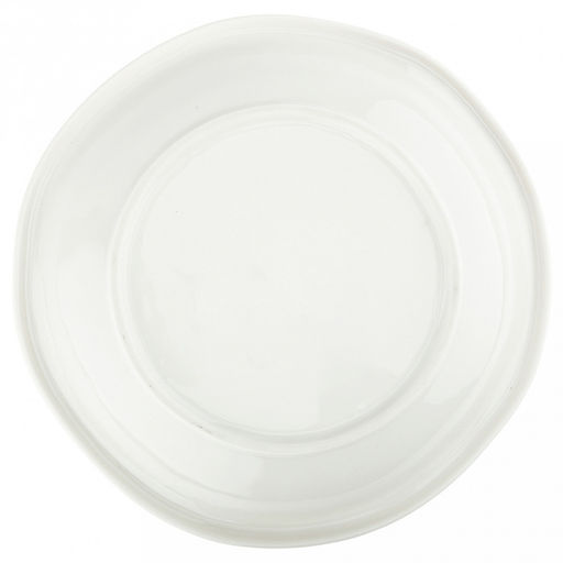 "Безе" "Чайка" Тарелка глубокая фарфоровая 215х218мм h34мм, 450мл, цветной декор, с ободком (Китай)