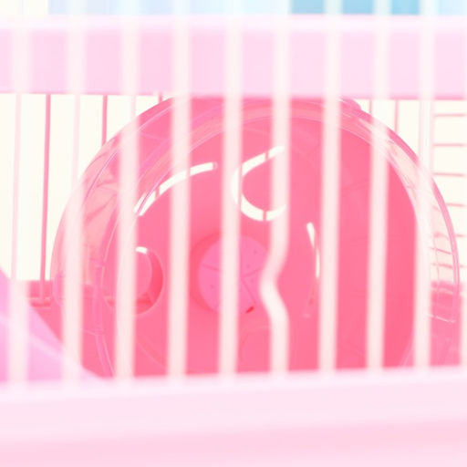 Клетка для грызунов Пижон с замком, 31 х 24 х 27 см, розовая  фото 6