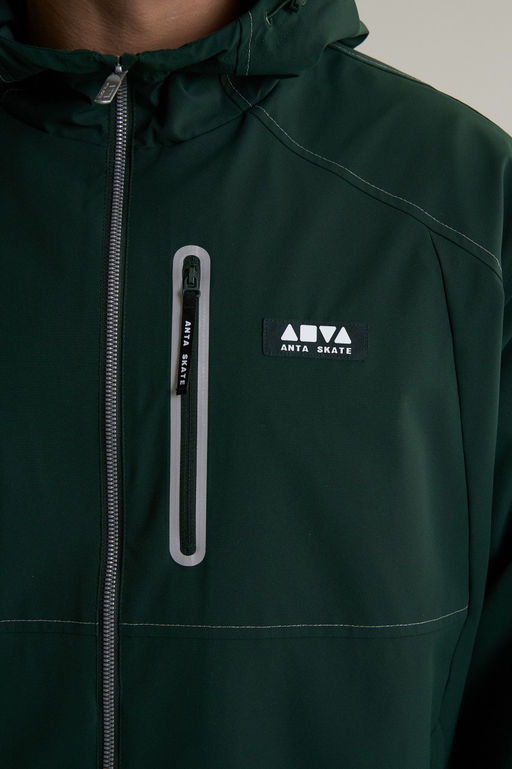 Ветровка Зеленый ANTA SKATE Woven Track Top  фото 6